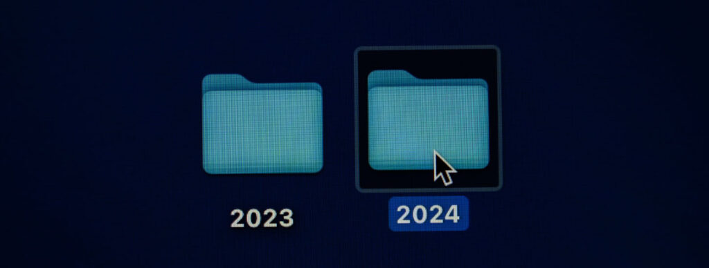 2023 and 2024 file on desktop